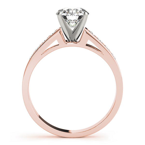 Single Row Channel Set Diamond Engagement Ring · 0.20 ct tw