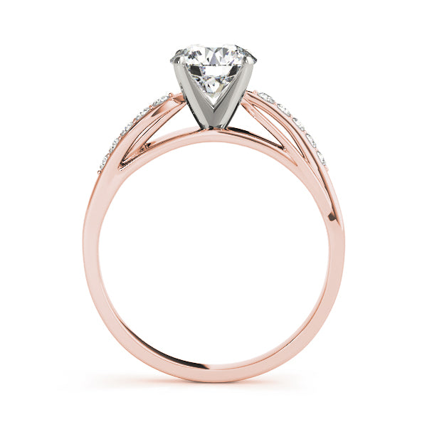 Bypass Diamond Engagement Ring · 0.10 ct tw