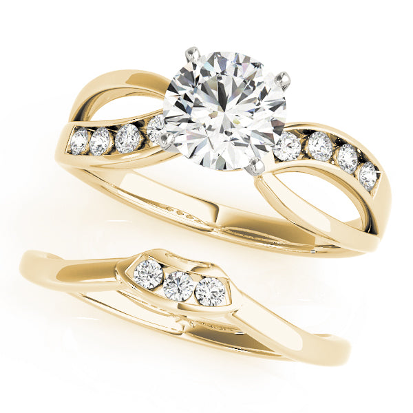Bypass Diamond Engagement Ring · 0.12 ct tw