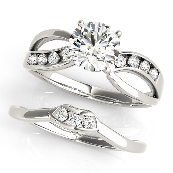 Bypass Diamond Engagement Ring · 0.12 ct tw