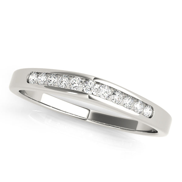 Channel Set Diamond Wedding Band · 0.12 ct tw