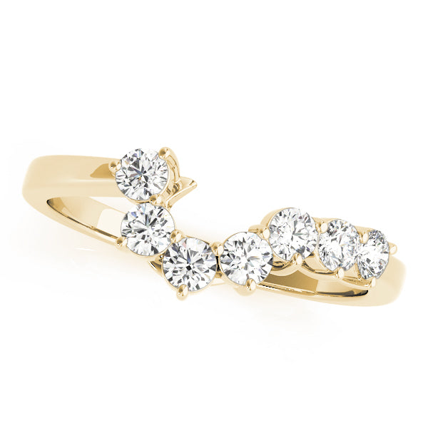 Curved Diamond Wedding Band · 0.35 ct tw