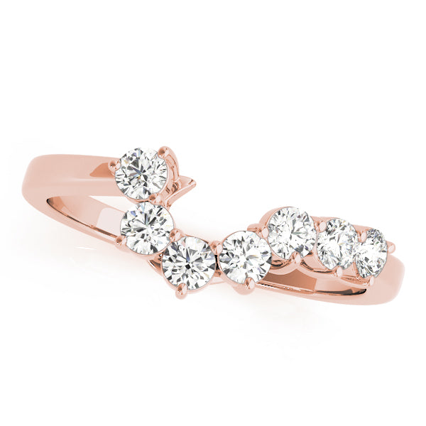 Curved Diamond Wedding Band · 0.35 ct tw