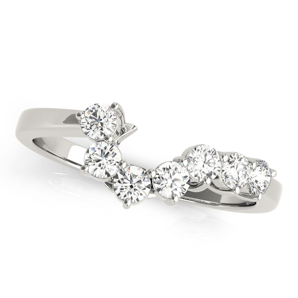 Curved Diamond Wedding Band · 0.35 ct tw