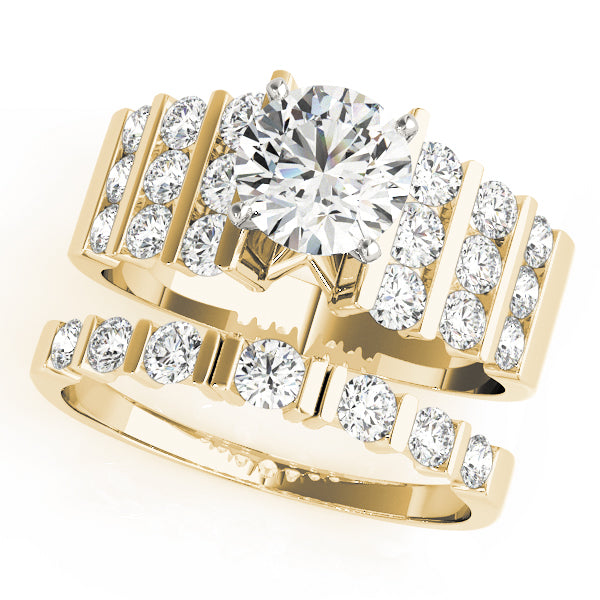 Multi-Row Diamond Engagement Ring · 0.66 ct tw