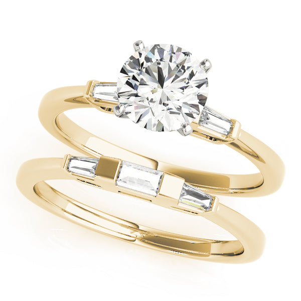 Baguette Three-Stone Diamond Engagement Ring · 0.08 ct tw