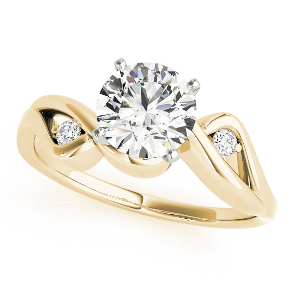 Bypass Diamond Engagement Ring · 0.05 ct tw