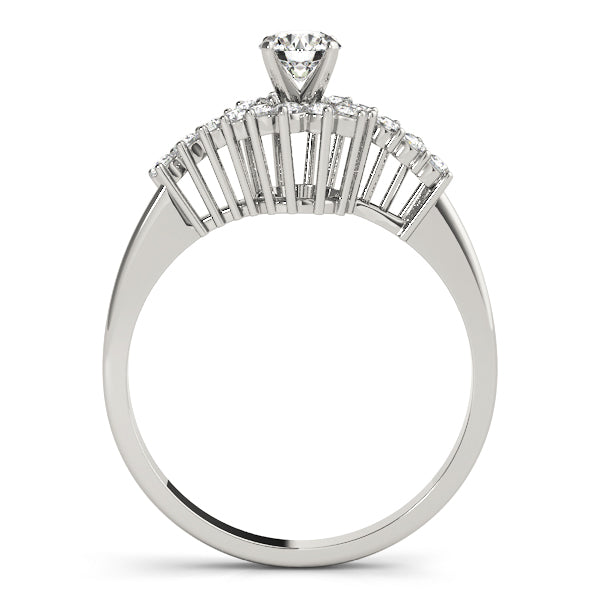 Bypass Diamond Engagement Ring · 0.18 ct tw