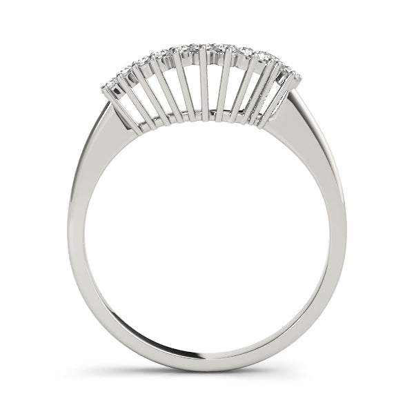 Curved Diamond Wedding Band · 0.11 ct tw