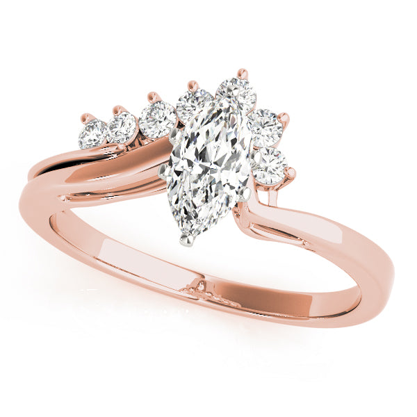 Bypass Diamond Engagement Ring · 0.17 ct tw