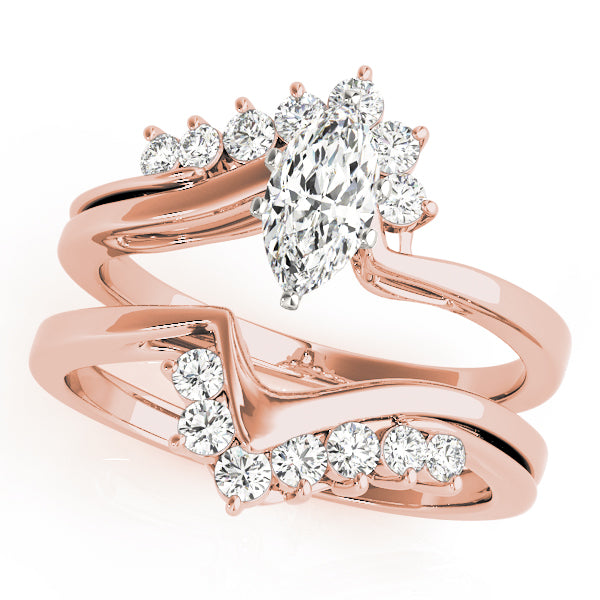 Bypass Diamond Engagement Ring · 0.17 ct tw