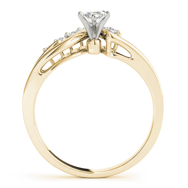 Bypass Diamond Engagement Ring · 0.17 ct tw