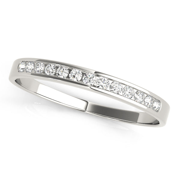 Channel Set Diamond Wedding Band · 0.08 ct tw