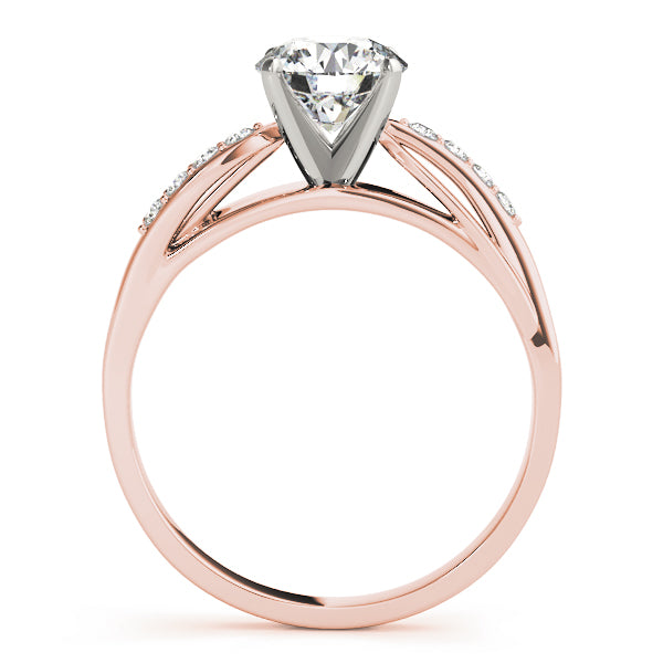 Bypass Diamond Engagement Ring · 0.08 ct tw