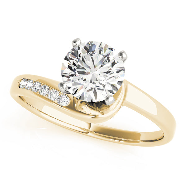 Bypass Diamond Engagement Ring · 0.04 ct tw