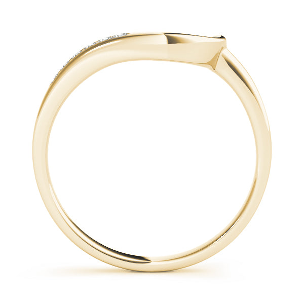 Curved Diamond Wedding Band · 0.04 ct tw