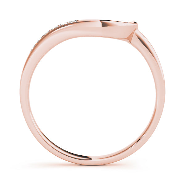 Curved Diamond Wedding Band · 0.04 ct tw
