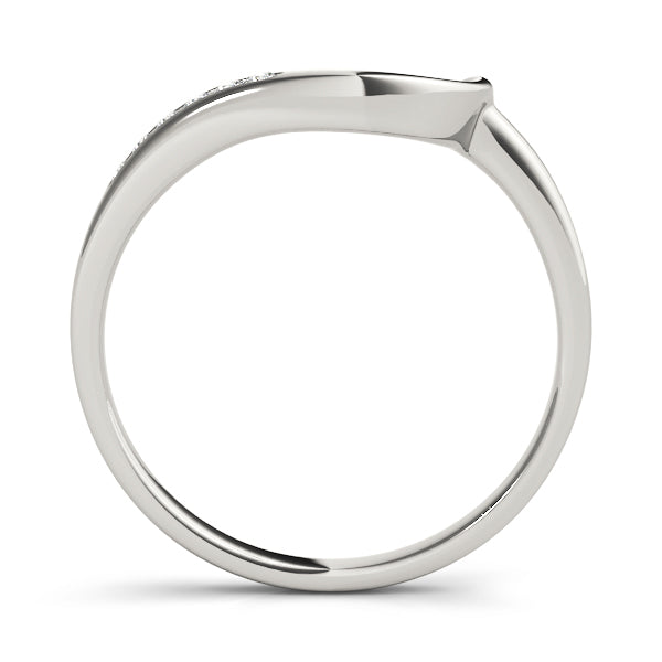 Curved Diamond Wedding Band · 0.04 ct tw