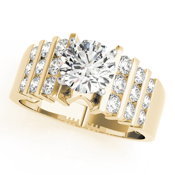 Multi-Row Diamond Engagement Ring · 0.48 ct tw