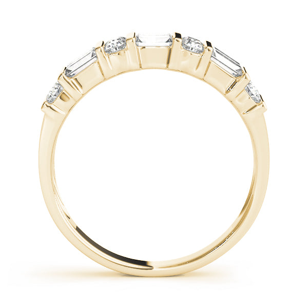 Baguette Fancy Shape Diamond Wedding Band · 0.92 ct tw