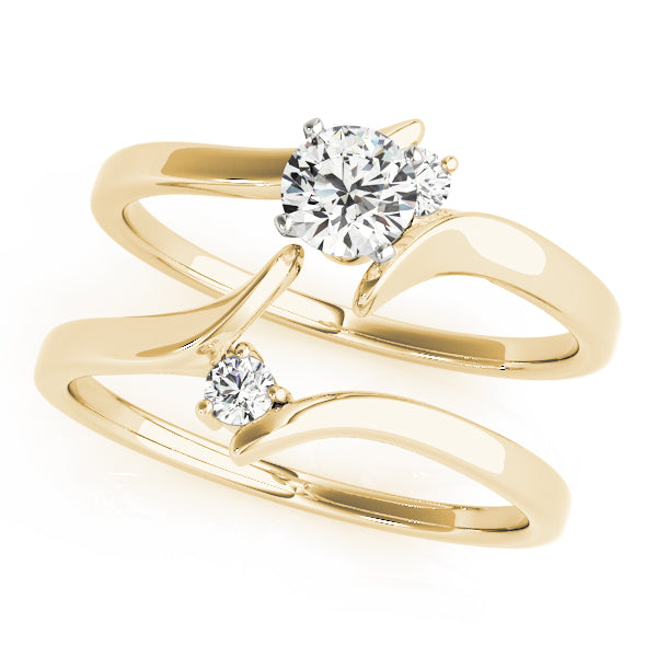 Bypass Diamond Engagement Ring · 0.05 ct tw
