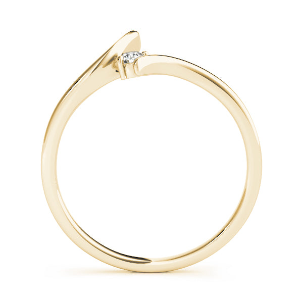Curved Diamond Wedding Band · 0.05 ct tw