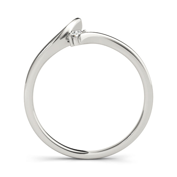 Curved Diamond Wedding Band · 0.05 ct tw