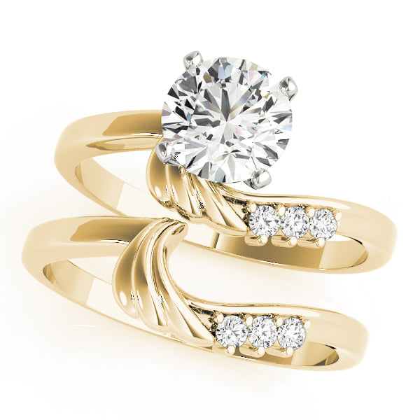 Bypass Diamond Engagement Ring · 0.03 ct tw