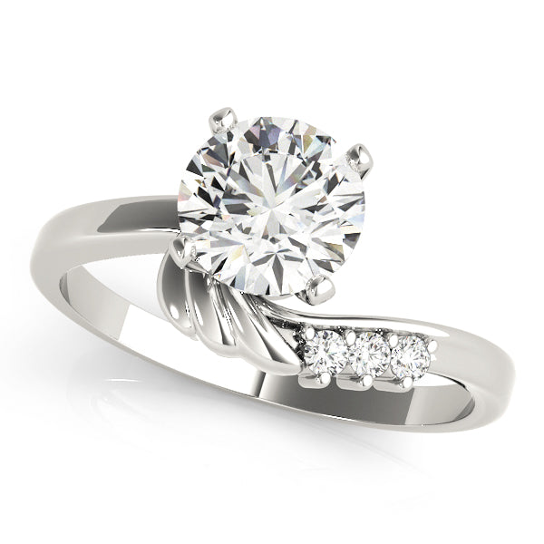 Bypass Diamond Engagement Ring · 0.03 ct tw