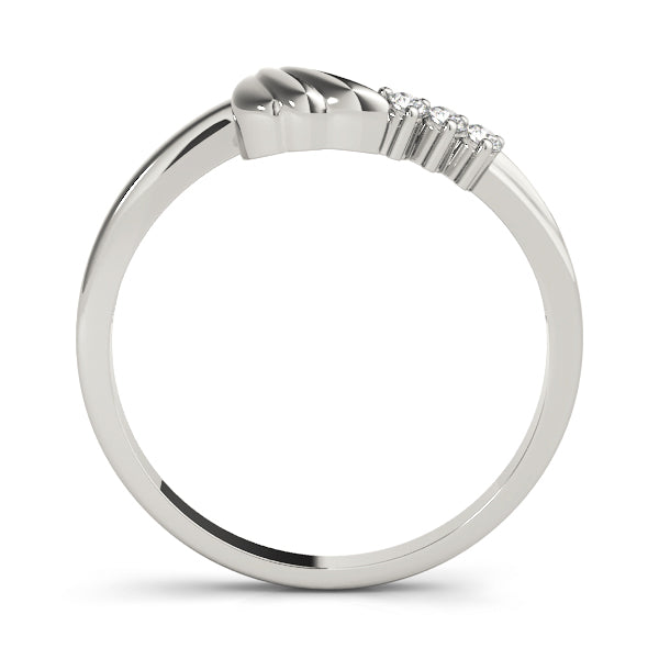 Curved Diamond Wedding Band · 0.03 ct tw