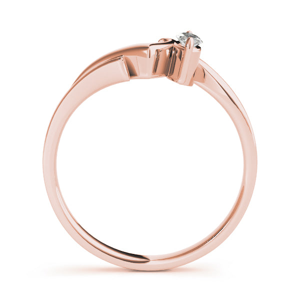 Curved Diamond Wedding Band · 0.05 ct tw
