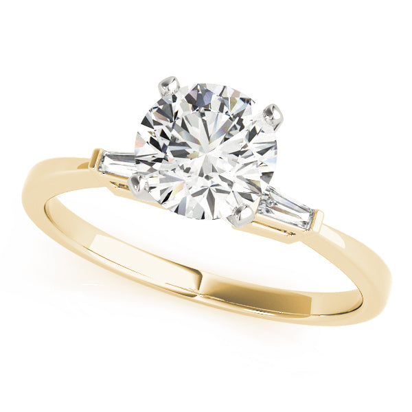 Baguette Three-Stone Diamond Engagement Ring · 0.12 ct tw