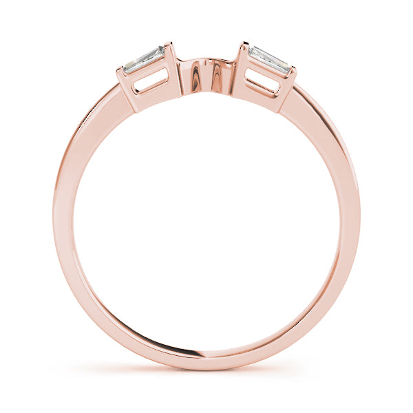 Baguette Fancy Shape Diamond Wedding Band · 0.12 ct tw