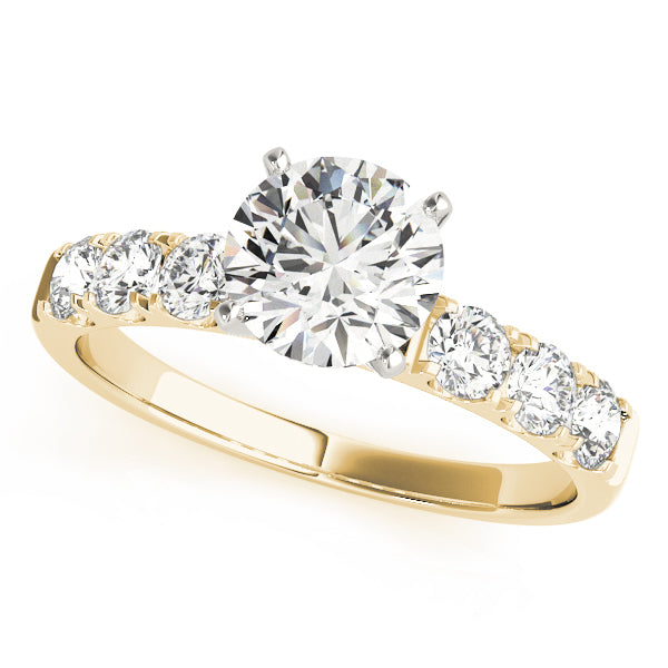 Single Row Prong Set Diamond Engagement Ring · 0.54 ct tw