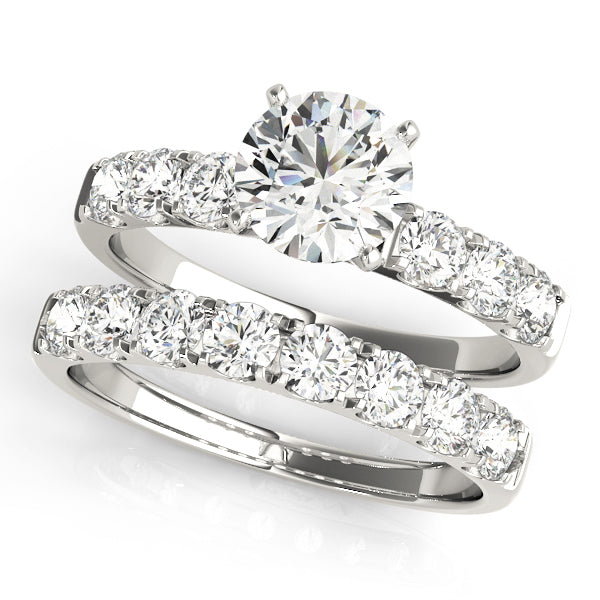 Single Row Prong Set Diamond Engagement Ring · 0.54 ct tw