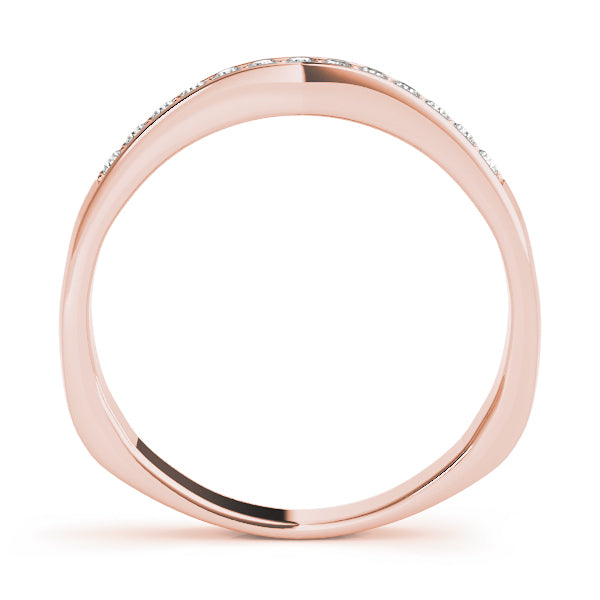Curved Diamond Wedding Band · 0.26 ct tw