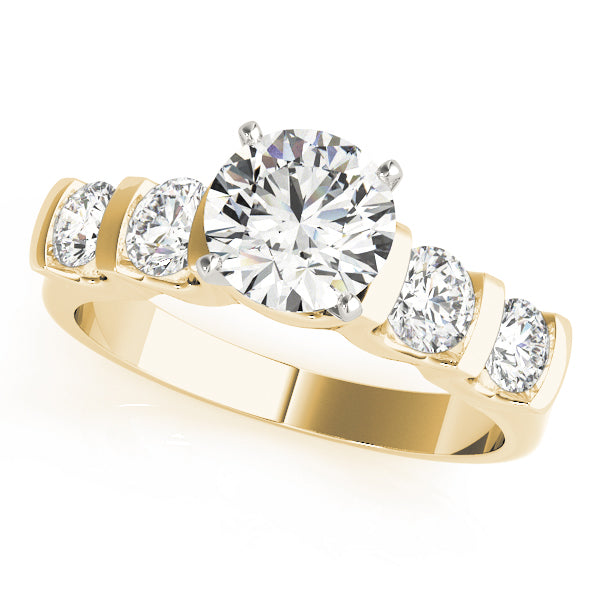 Single Row Prong Set Diamond Engagement Ring · 0.70 ct tw