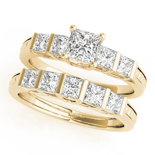 Square Fancy Shape Baguette Diamond Engagement Ring · 1.17 ct tw