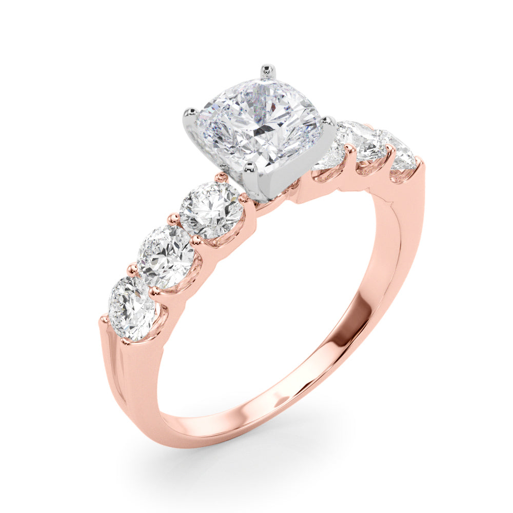 Single Row Prong Set Diamond Engagement Ring · 0.90 ct tw