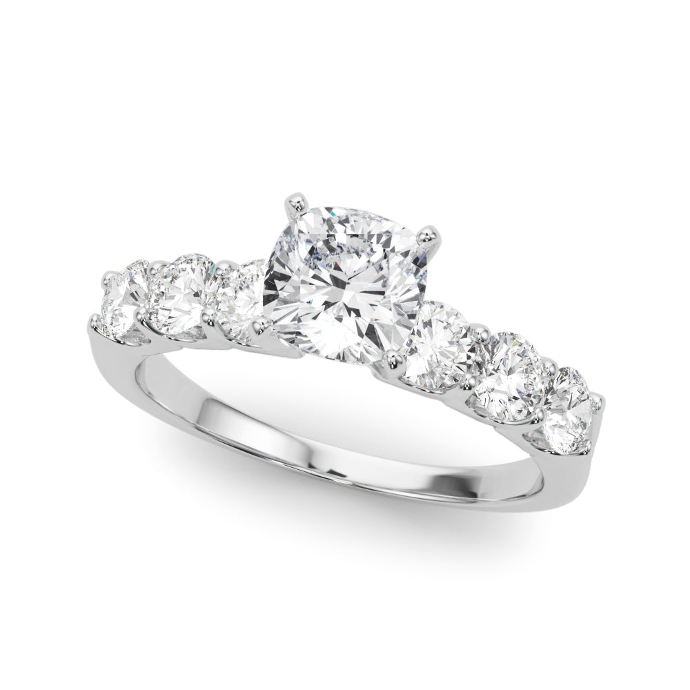 Single Row Prong Set Diamond Engagement Ring · 0.90 ct tw
