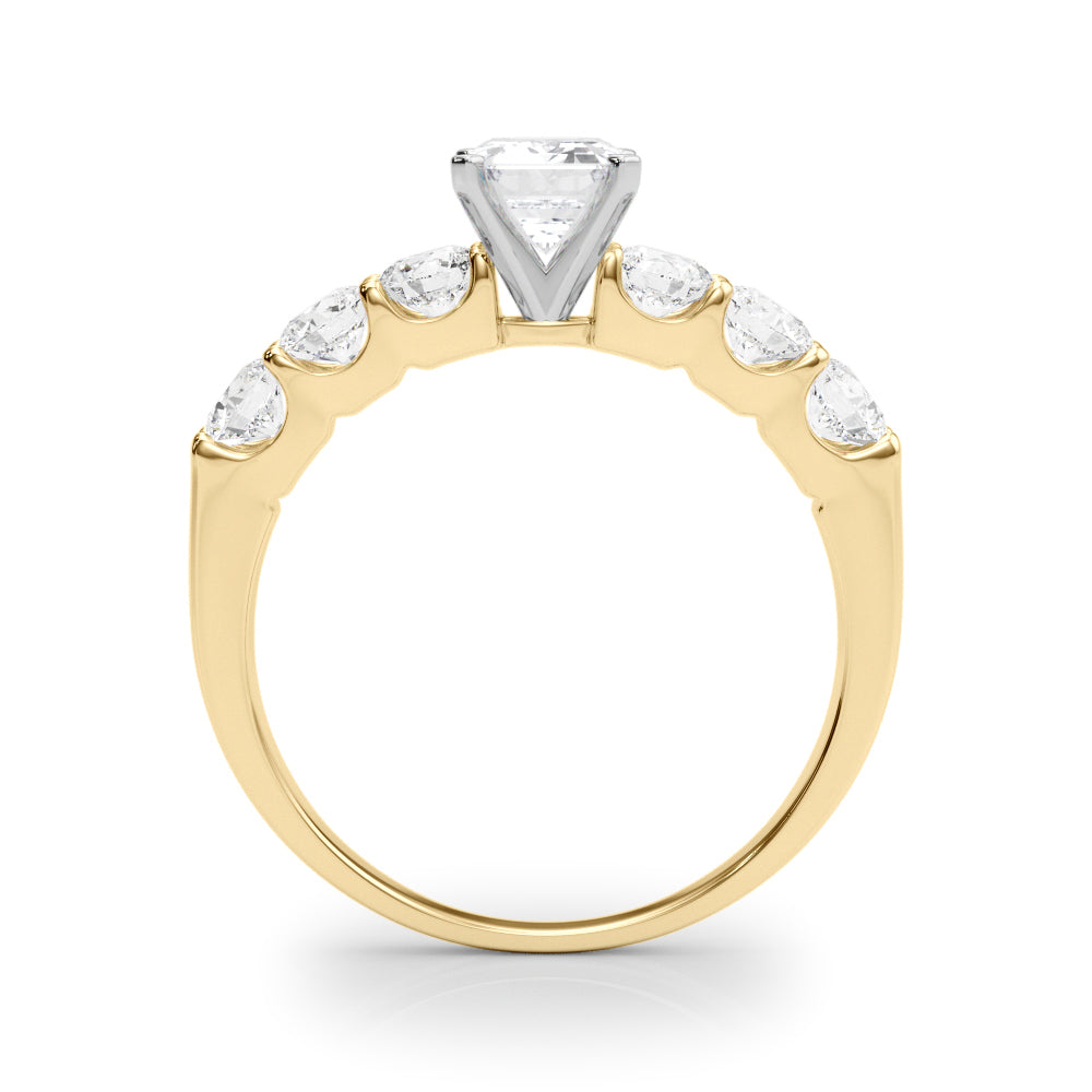Single Row Prong Set Diamond Engagement Ring · 0.90 ct tw