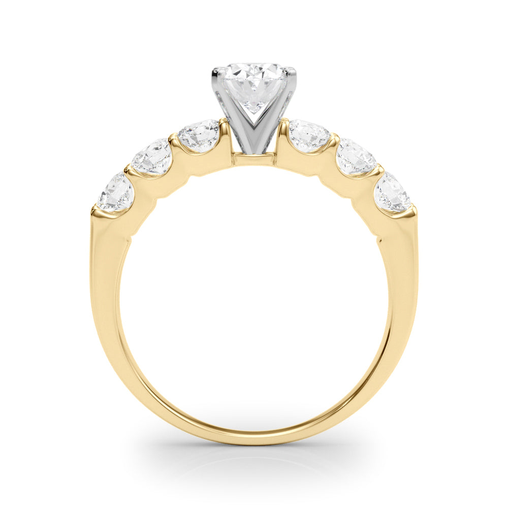 Single Row Prong Set Diamond Engagement Ring · 0.90 ct tw