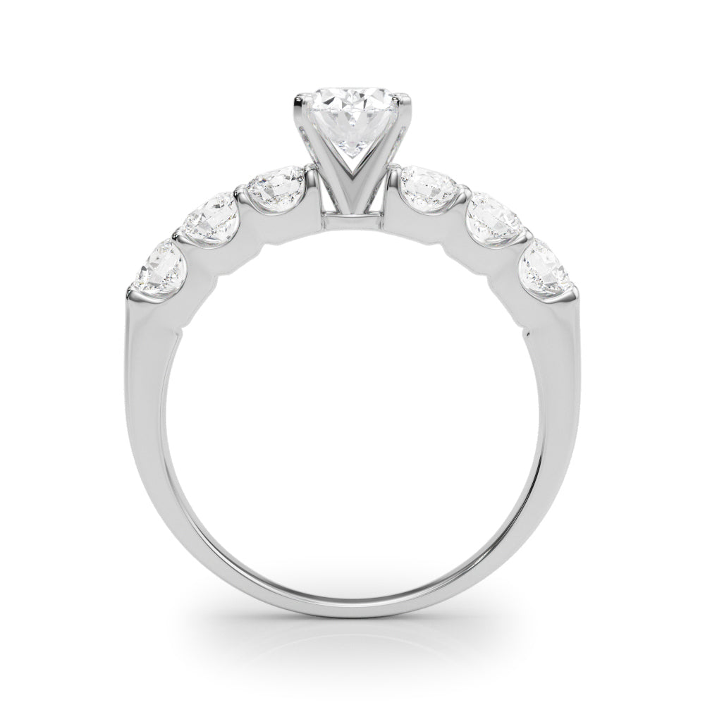 Single Row Prong Set Diamond Engagement Ring · 0.90 ct tw