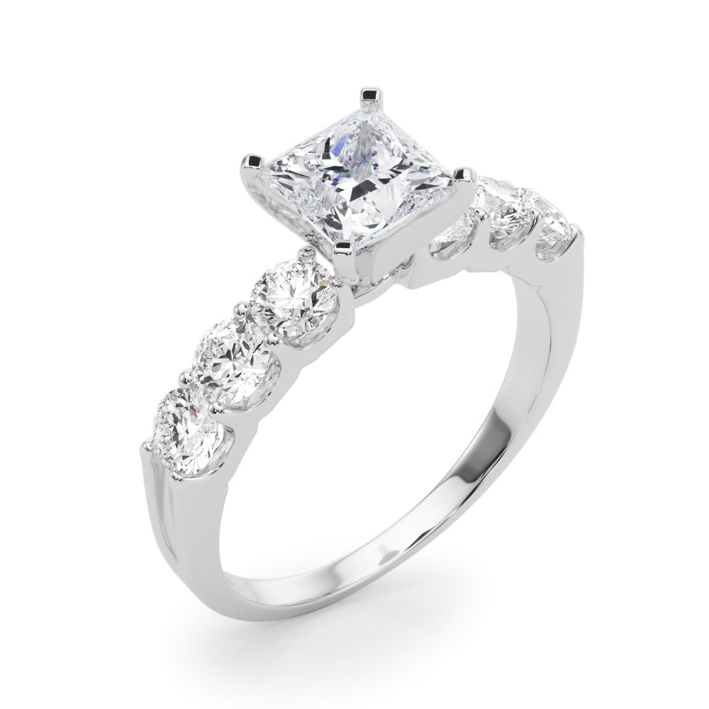 Single Row Prong Set Diamond Engagement Ring · 0.90 ct tw