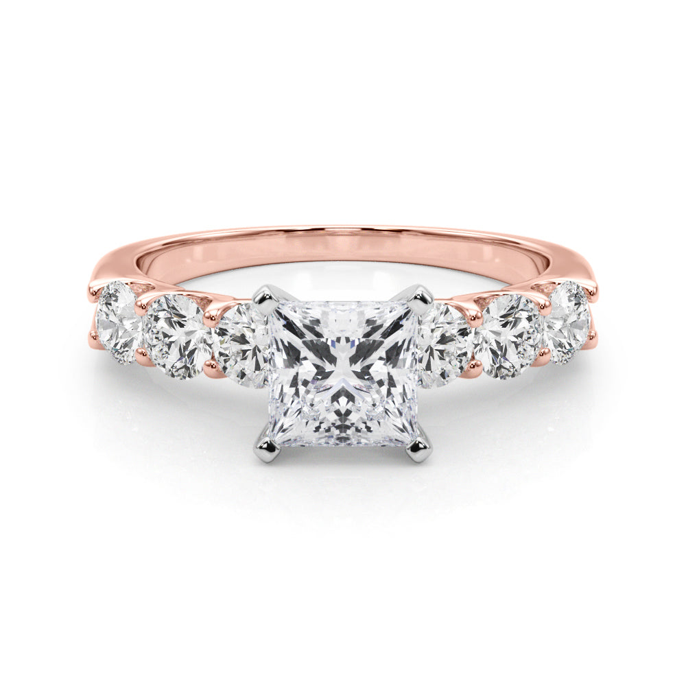 Single Row Prong Set Diamond Engagement Ring · 0.90 ct tw