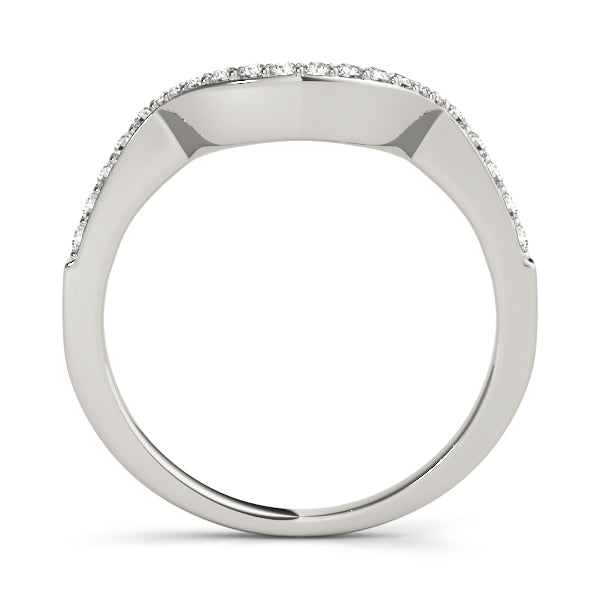 Curved Diamond Wedding Band · 0.32 ct tw