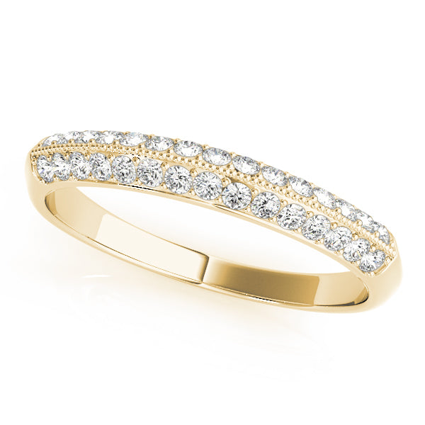 Pave Diamond Wedding Band · 0.30 ct tw