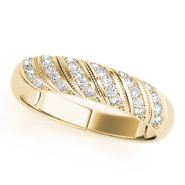 Pave Diamond Wedding Band · 0.28 ct tw