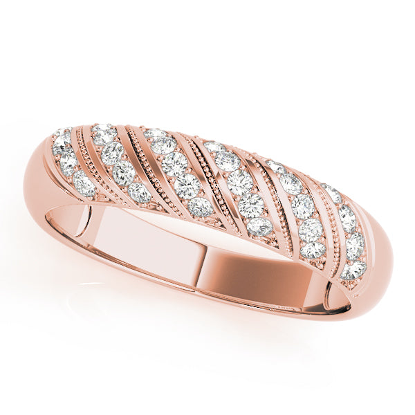 Pave Diamond Wedding Band · 0.28 ct tw