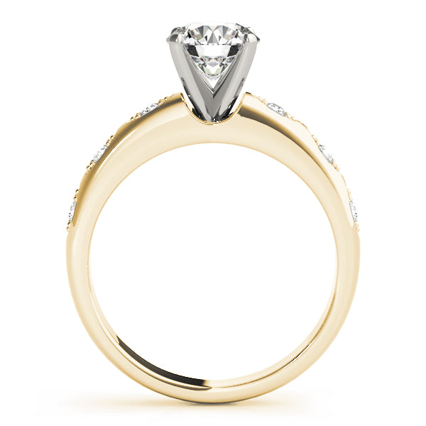 Single Row Prong Set Diamond Engagement Ring · 0.09 ct tw